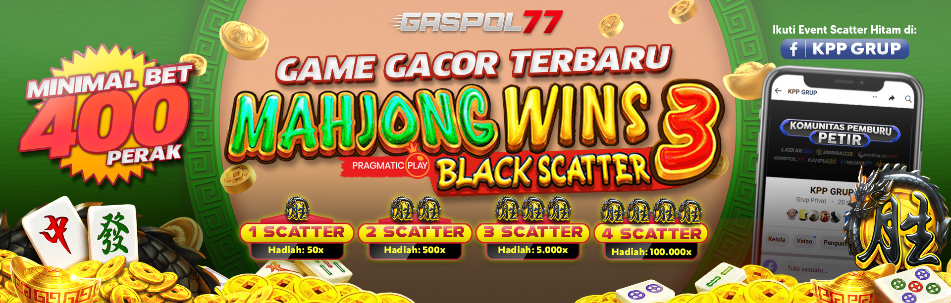 MAHJONG WINS 3 BLACK SCATTER